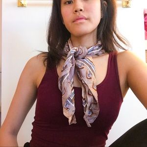 Light brown medieval seal art scarf!